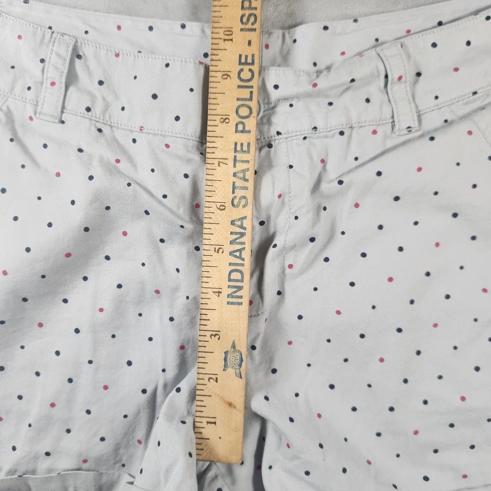 Columbia polka dot‎ grey blue shorts size 12 4L